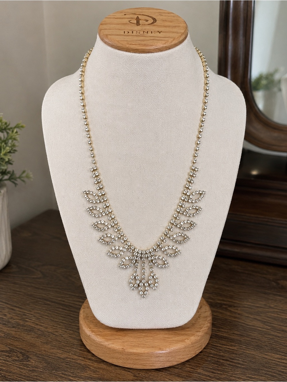 Faux Rhinestone Statement Necklace – 20” + 4” Extension (BR1616/4-3)
